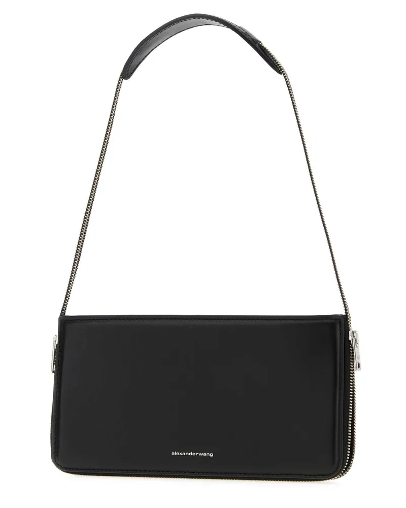 Alexander Wang Women's Black Leather Mini Siren Shoulder Bag Borse A Mano Black
