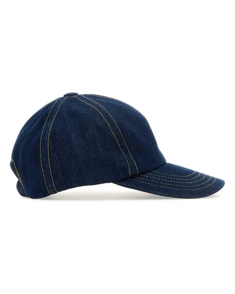 Patou Women Blue Denim Baseball Cap Rodeoblue Exterior: Cotton Polyester Cappelli E Fasce Per Capelli Hat Blue