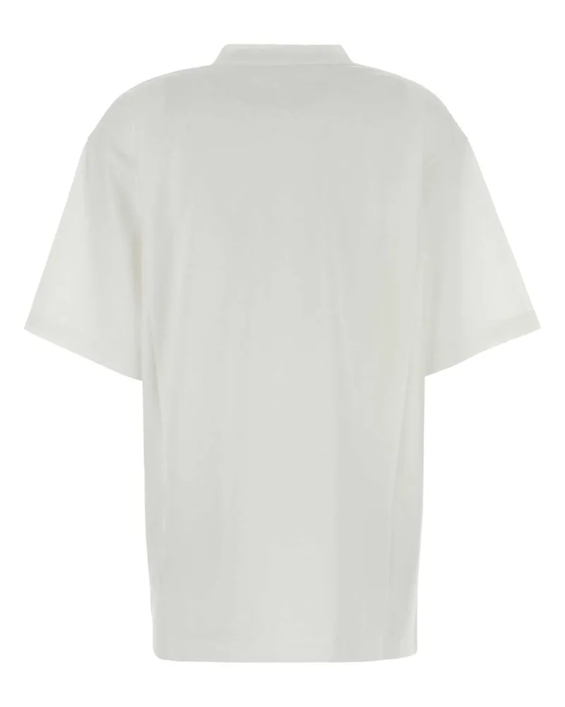 Balenciaga Women's Logo-Graphic Cotton T-Shirt White White
