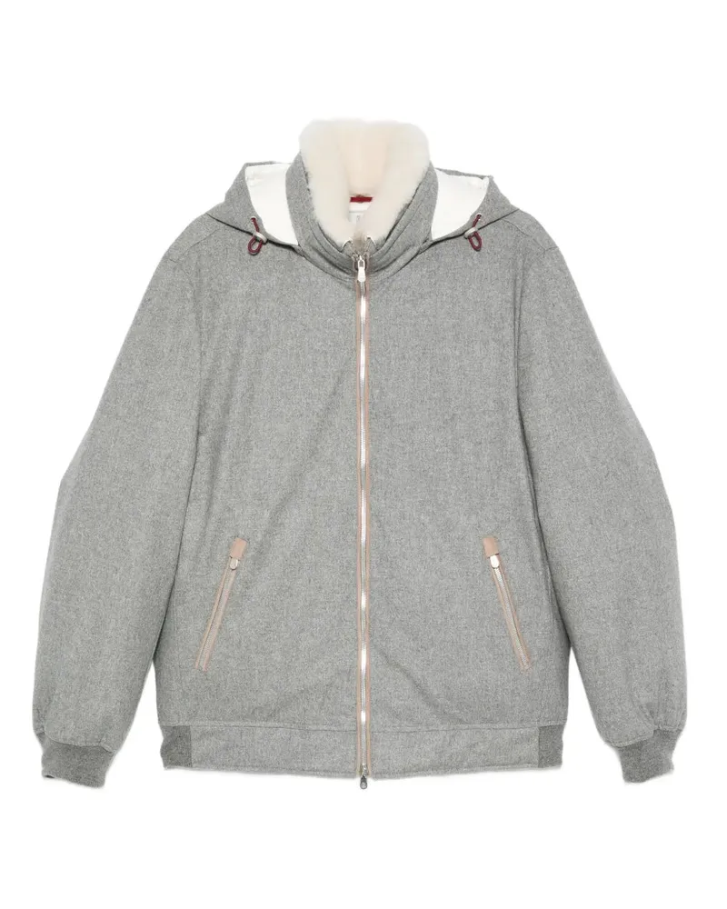 Brunello Cucinelli Women's Zip Hooded Jacket Aw25 M 
