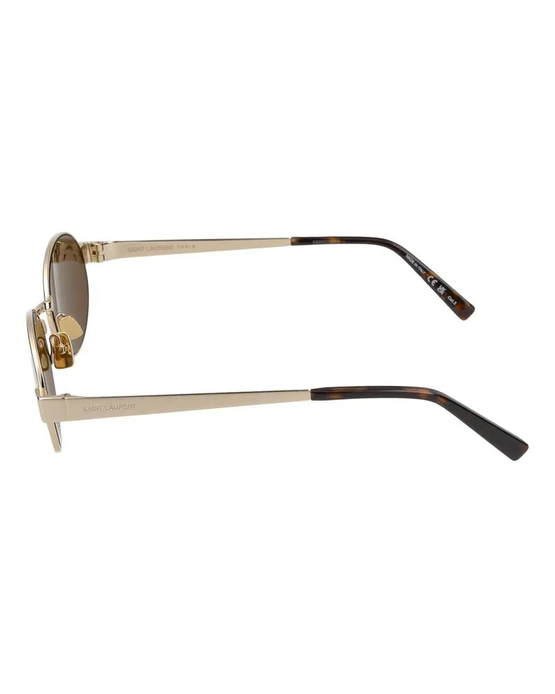 Saint Laurent Women's Sl Sunglasses Gold Metal Gold