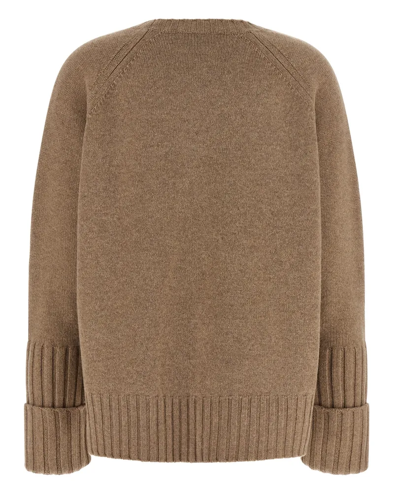 Tory Burch Women's Beige Wool Cardigan Clothing Beige