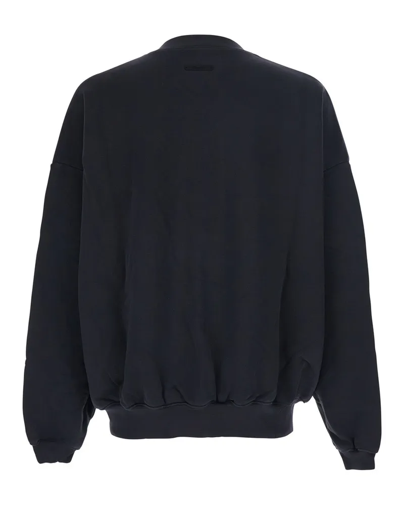 Fear of God Men's Sweatshirt Training 90s Black Cotton Sweatshirts Sweater Black