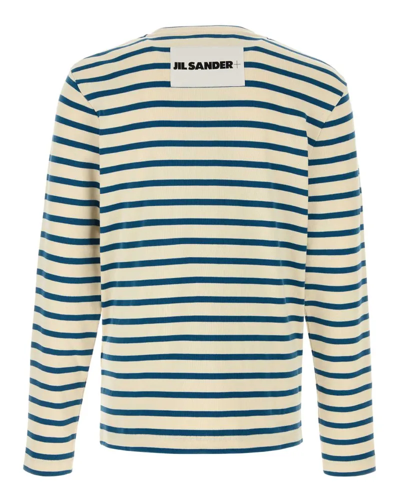 Jil Sander Striped Cotton T-Shirt — Multicolor Multicolor