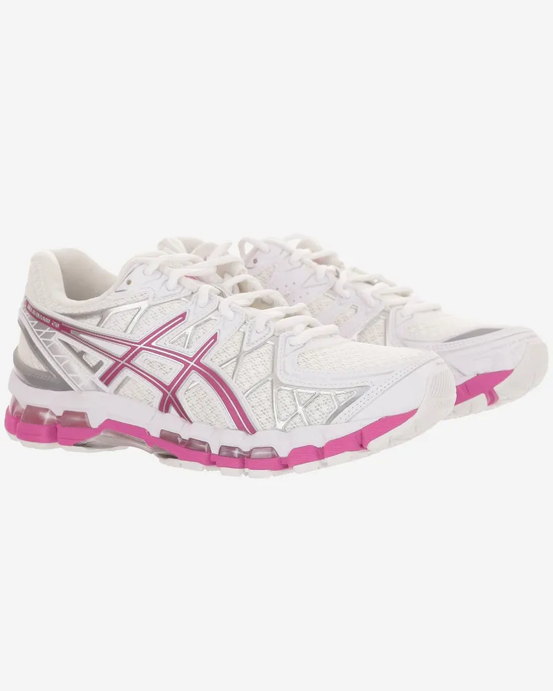 Asics Unisex Sneakers Gel-Kayano 20 Mesh Multicolour Fabric And Trainers White