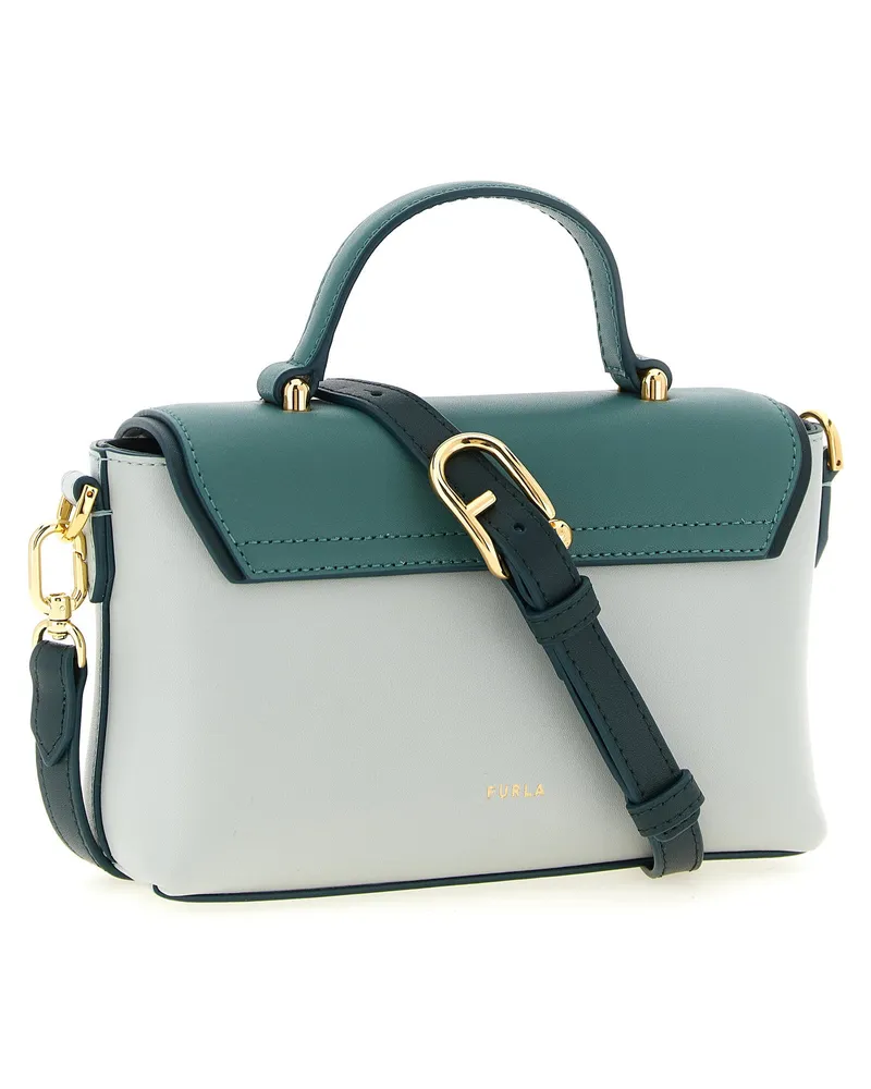 Furla Moonlight Mignon Top Handle Bag — Teal Teal