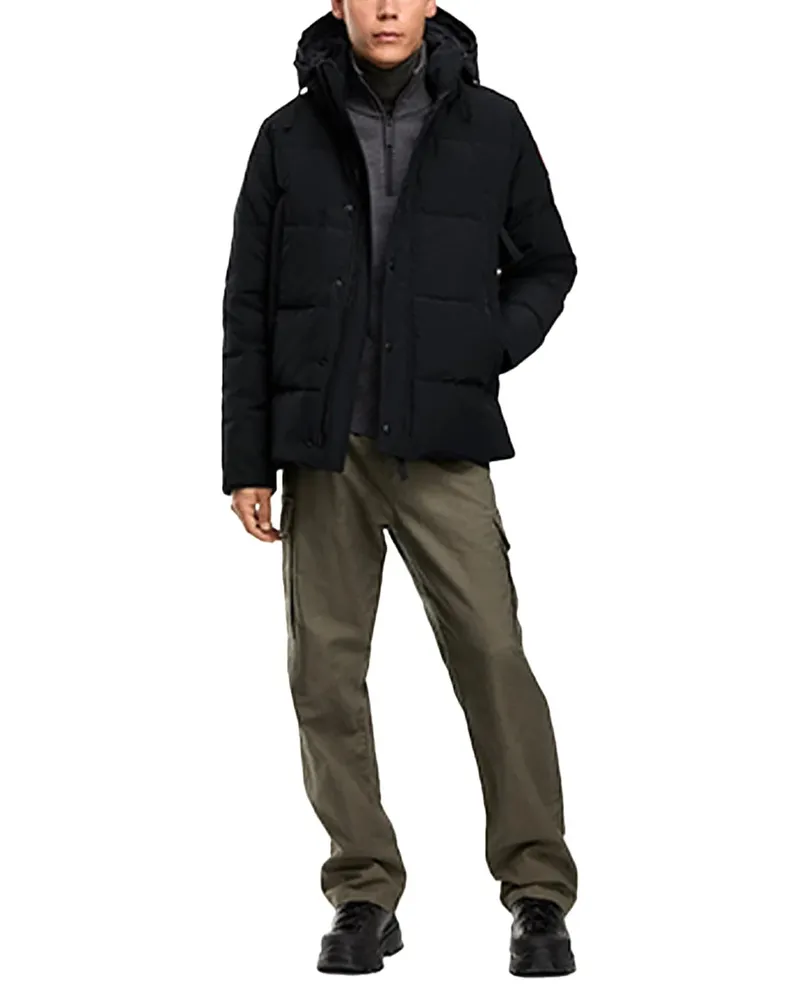 Canada Goose Wyndham Parka Down Jacket — Black Black