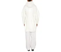 Hooded Raincoat — White