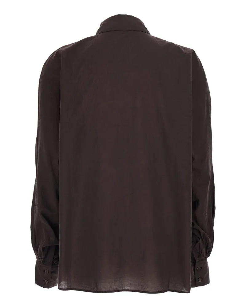 SoSUE Women's Shirt Antonia Brown Blouses Brown