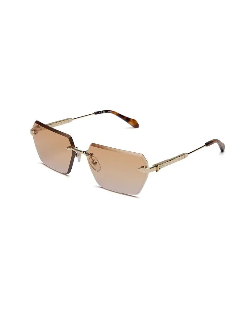 Just Cavalli SJC110 Rose Gold Metal Sunglasses — Rose gold Rose