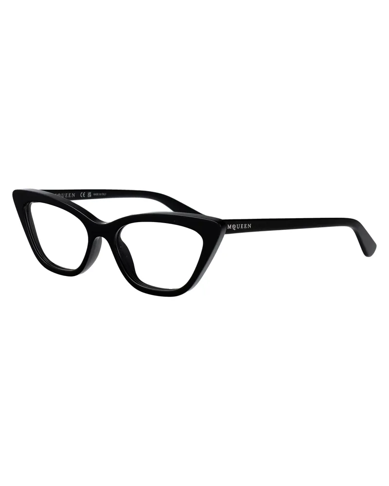 Alexander McQueen Women's Sunglasses Black Acetate Glasses & Frames Black