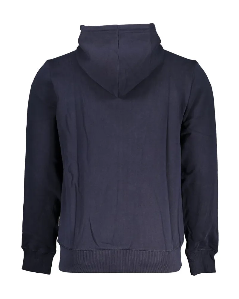 Napapijri Cotton Hooded Hoodie — Navy Navy
