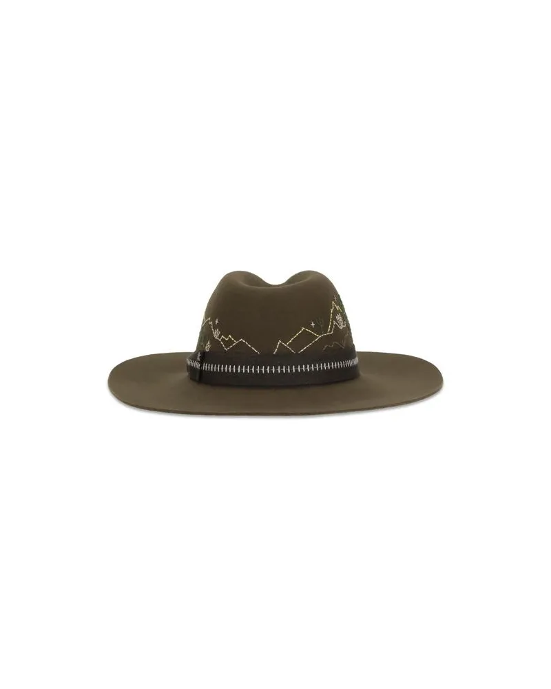 Golden Goose GOGUP02719P00273335552BB Fedora — Brown Brown