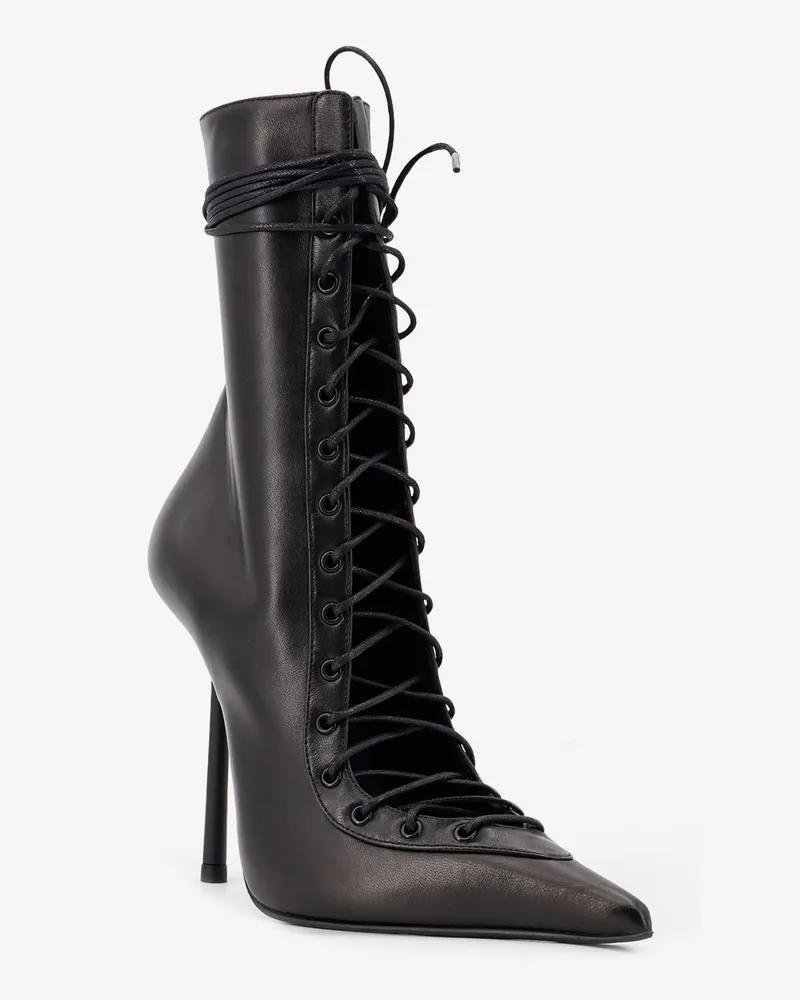 Le Silla Women's Boots Colette 120 Leather Black Black