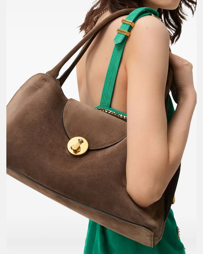 Versace Vivian Shoulder Bag — Brown Brown
