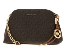Dome Crossbody Bag — Brown