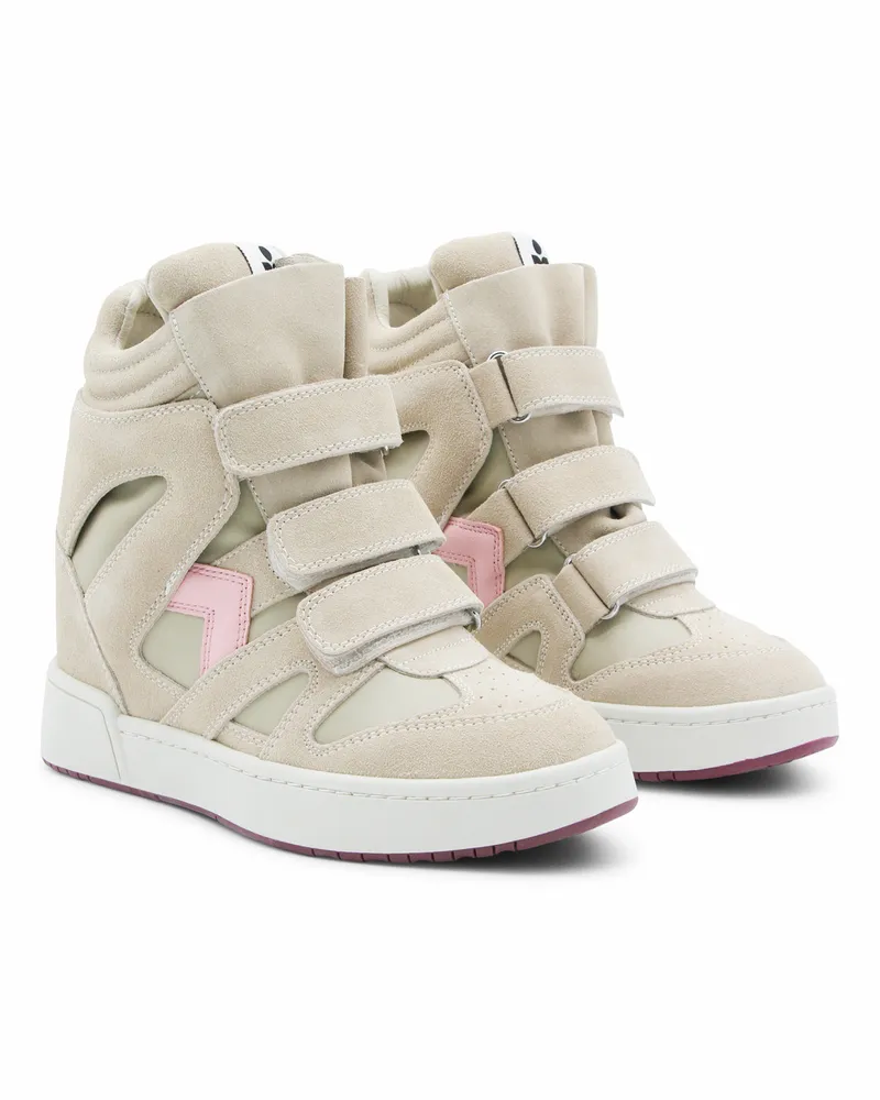Isabel Marant Women's Sneakers Beige-Bubblegum _cover Le Sole Rubber Beige/bubblegum Beige