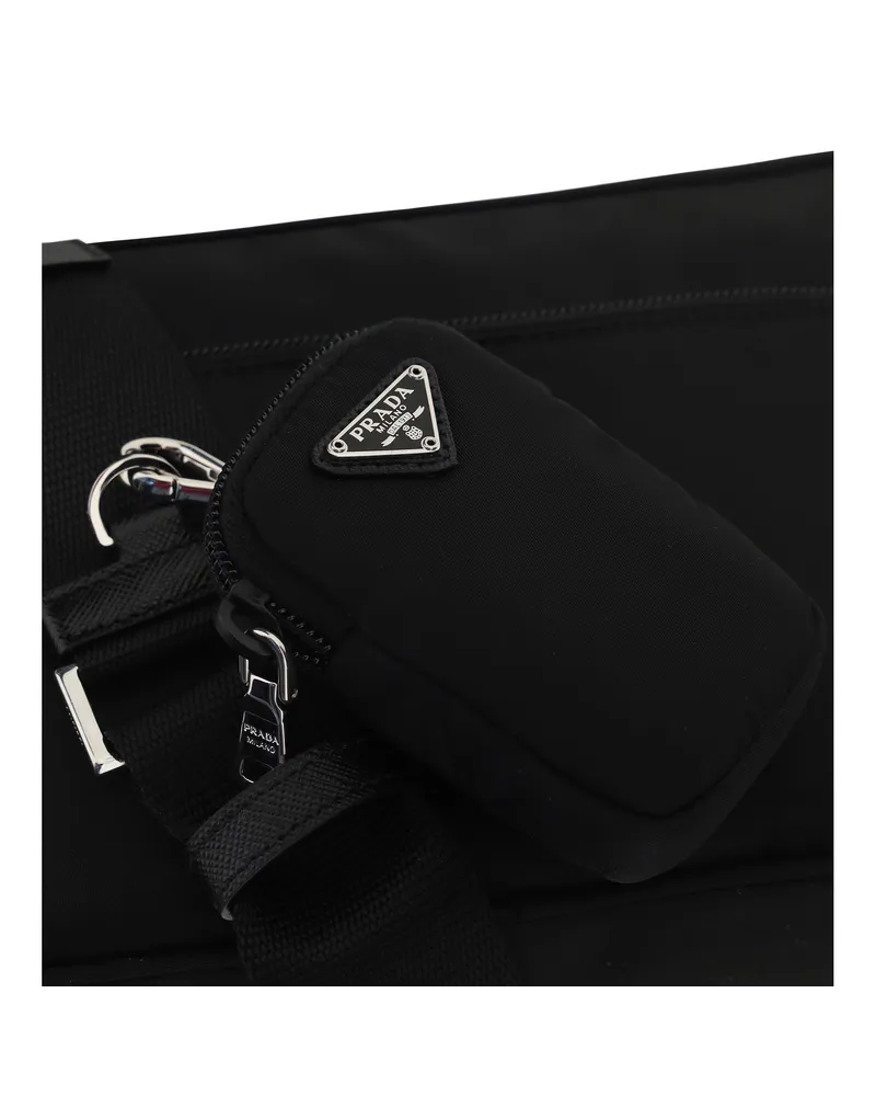 Prada Women's Shoulder Bag Re-Nylon Black Black