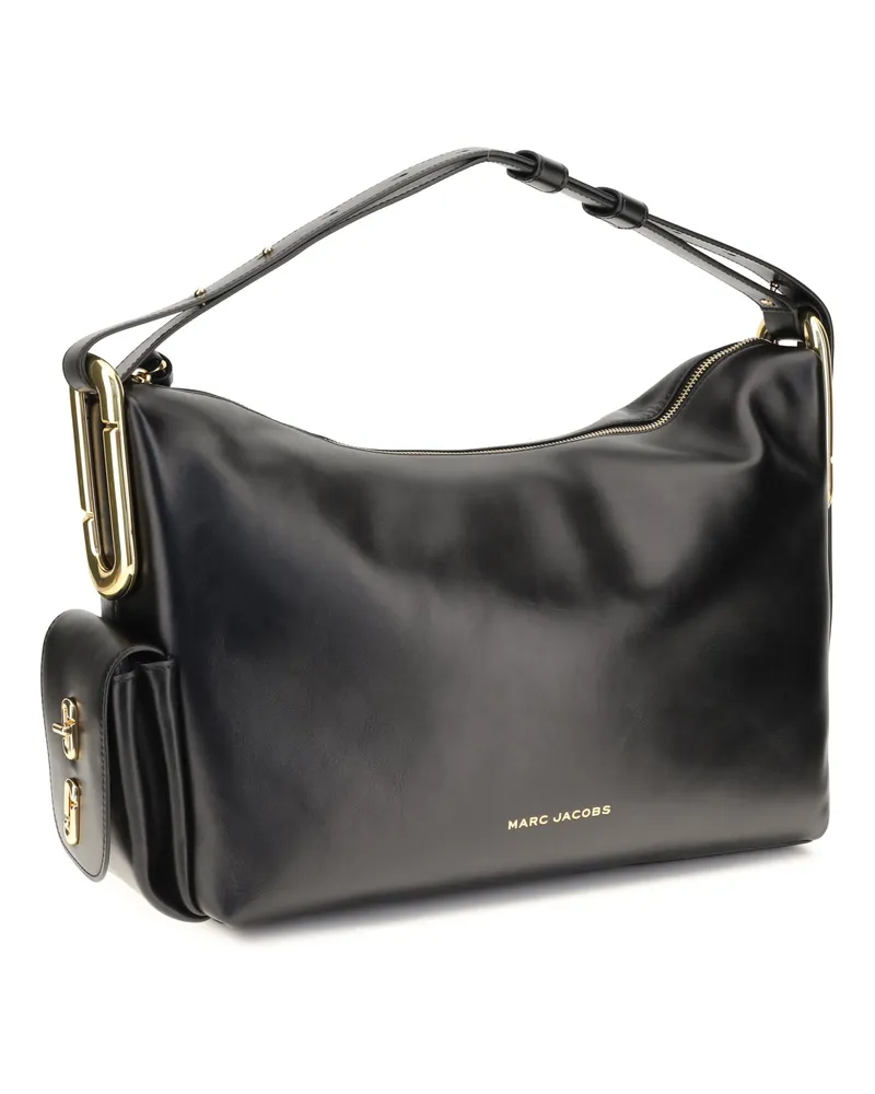 Marc Jacobs Women's Shoulder Bag Juliette Black Leather Calf Handbags Hand Black
