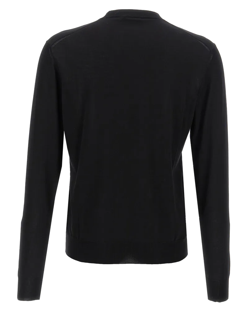 Prada Men's Black Silk Cardigan Clothing Black