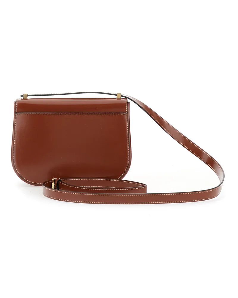 Ferragamo Women's Crossbody Bag Brown Leather Calf Shoulder Brown