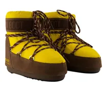 Women's Icon Low Ankle Boot Yellow Synthetic