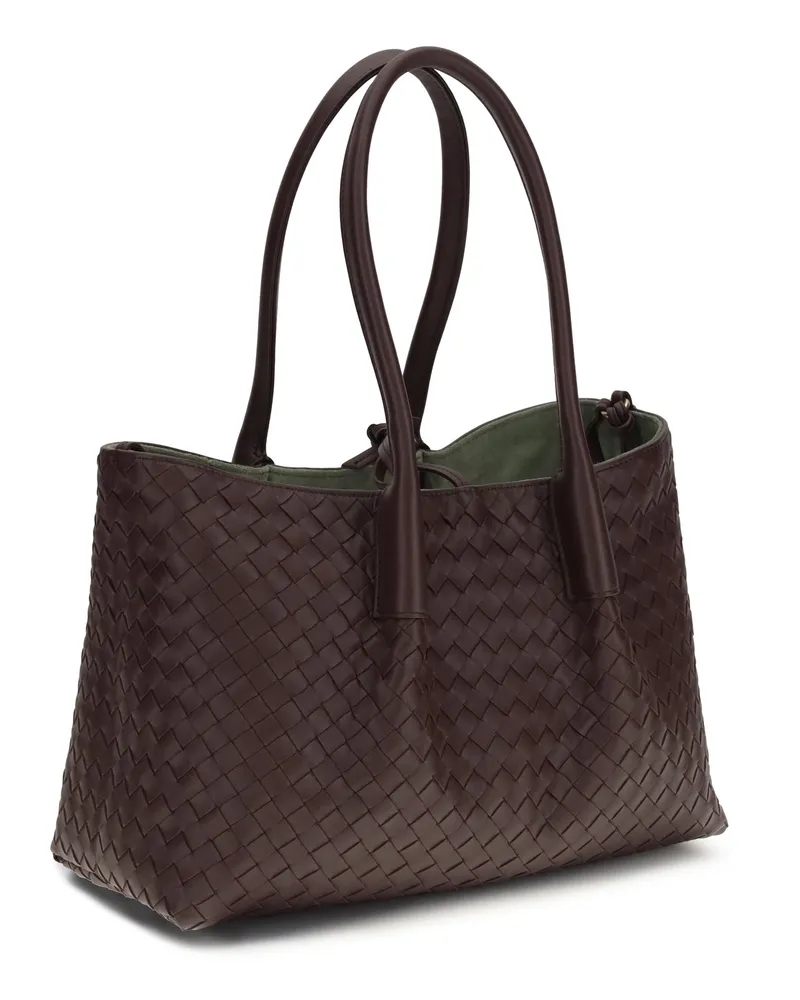 Bottega Veneta Women's Tote Bag Pinacoteca Dark Barolo Barolo-Pick-M B Calf Leather Shoulder Barolo/pick-m Brown