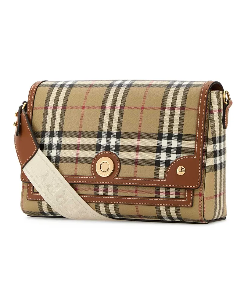 Burberry Women's Printed Canvas Crossbody Bag Vntgchkbriarbrown Polyurethane Polyester Cotton Borse A Tracolla Brown