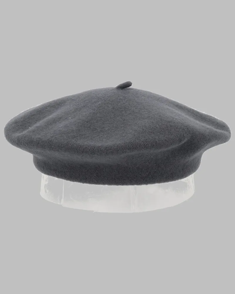 Maison Margiela Men Wool Beanie Grey Hat Gray