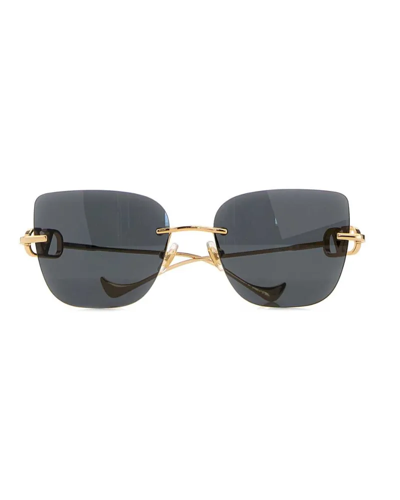 Valentino Garavani Vg0033s00154 Golgolgre Goldgoldgrey Occhiali Da Sole Sunglasses Gold