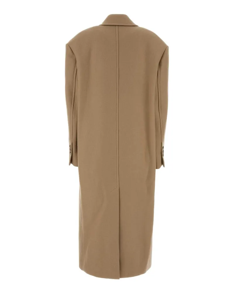 AMI Paris Coat — Beige Beige