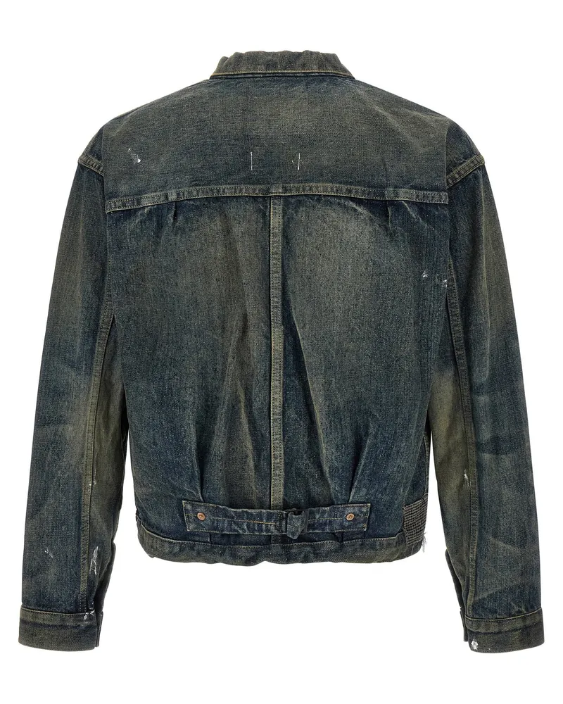 Junya Watanabe Patchwork Denim Jacket — Blue Blue