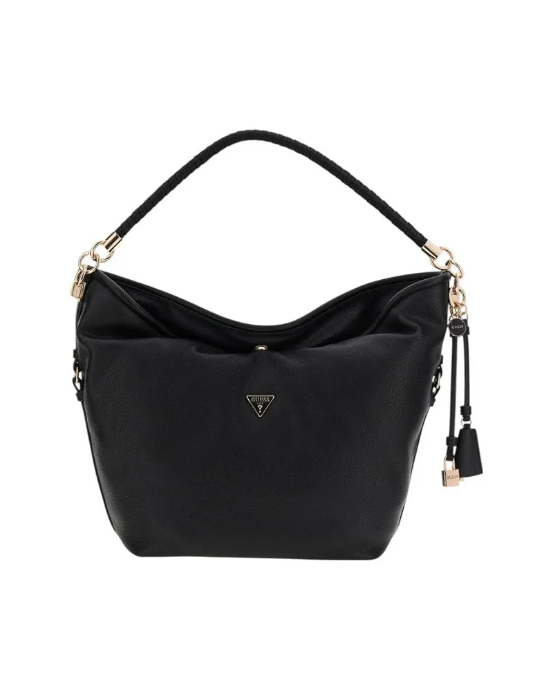 Guess Women's Handbag Black Polyurethane Bags - Handbags Black