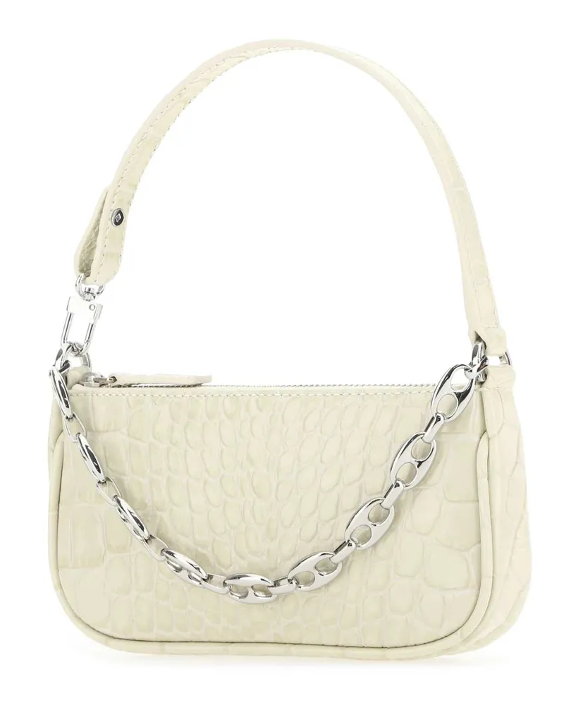 by FAR Women's Ivory Leather Mini Rachel Handbag Cream Borse A Mano Bag Cream