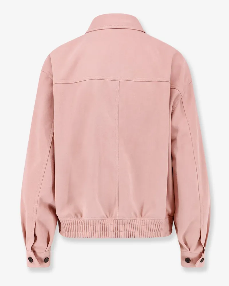Dunst Women's Alter-Suede Jacket Pink Faux Leather Pink
