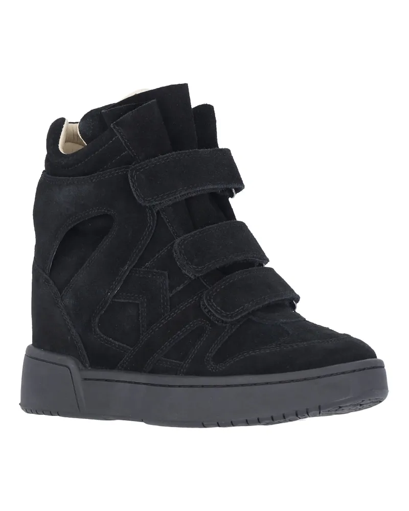 Isabel Marant Women's Sneakers Black Cowhide Leather Black