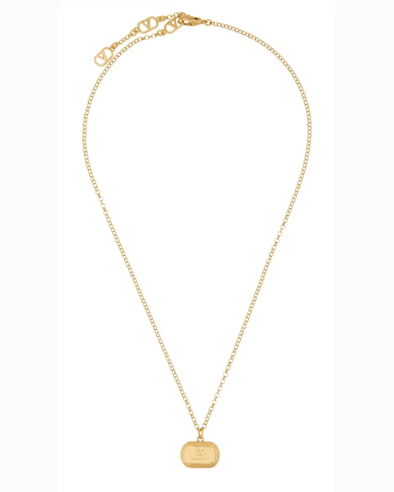 Valentino Garavani Ovalette Necklace — Gold Gold