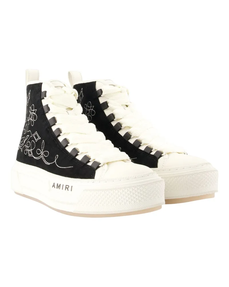 Amiri High-Top Sneaker — Black Black