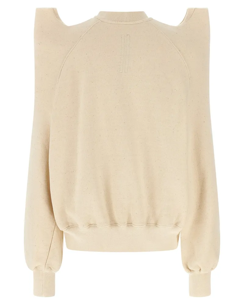 DRKSHDW by Rick Owens Women's Beige Cotton Sweatshirt Clothing Beige