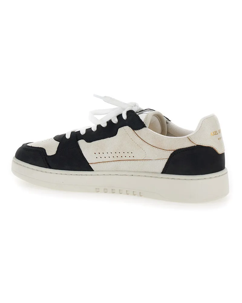Axel Arigato Men's Sneakers Dice Lo White-Black Leather Trainers White/black White