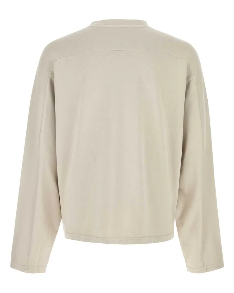 Entire Studios Unisex Sand Cotton T-Shirt Offwhite Exterior Beige