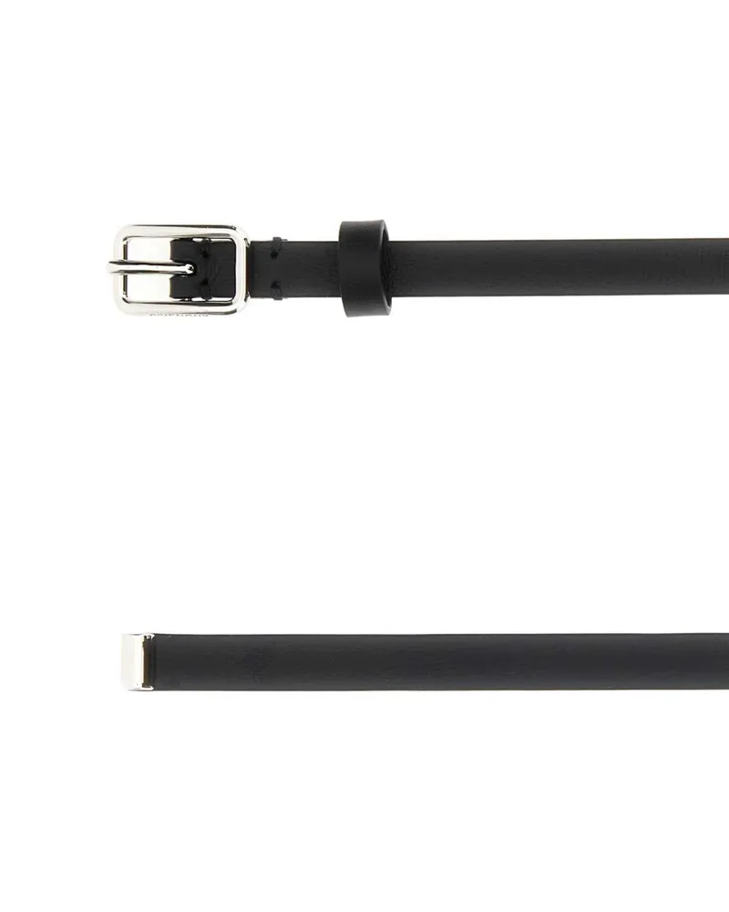 Givenchy Women's Black Leather Belt Cinture Black