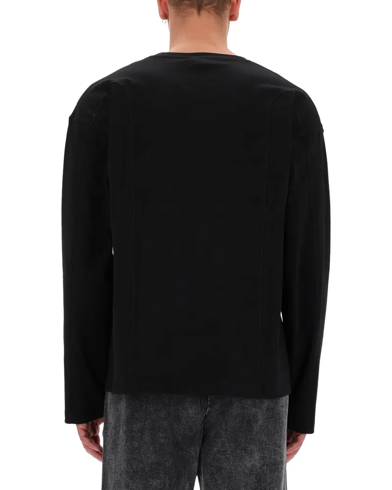 Diesel Cotton T-Shirt — Black Black