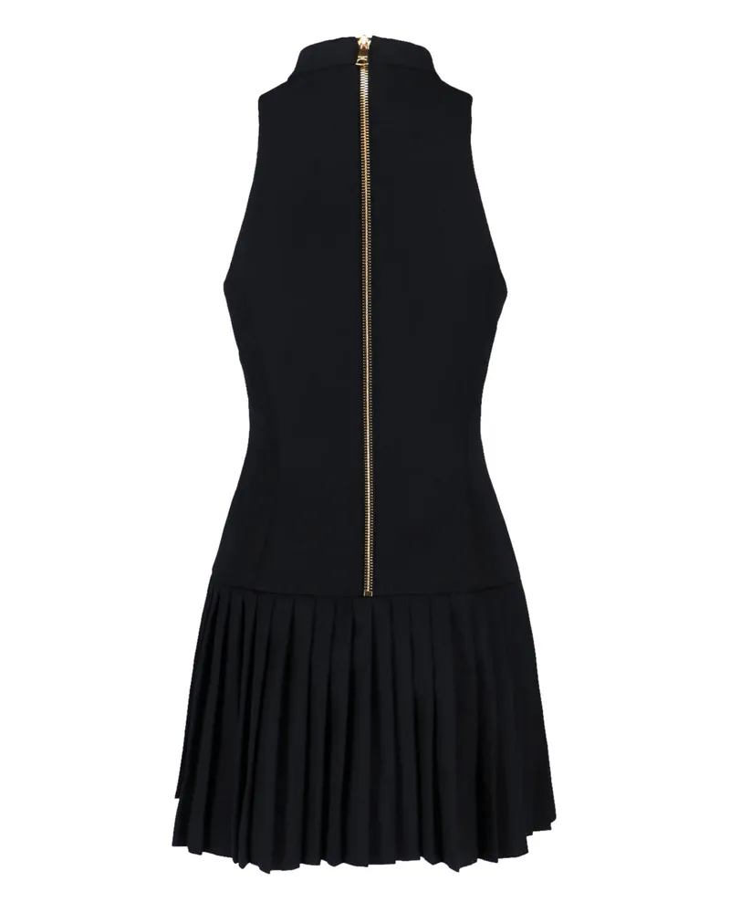 Balmain Women's Dresses Black Virgin Wool Black