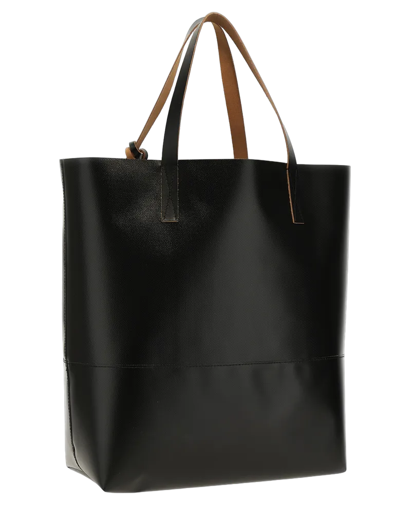 Marni Men's Black Polyethylene Tote Black