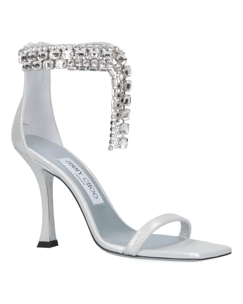 Jimmy Choo Women's Sandals Silver Outer: Calf Leather Silver