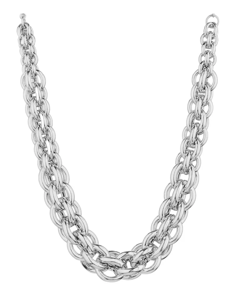 Federica Tosi Women's Necklace Lace Christy Metallic Necklaces Silver