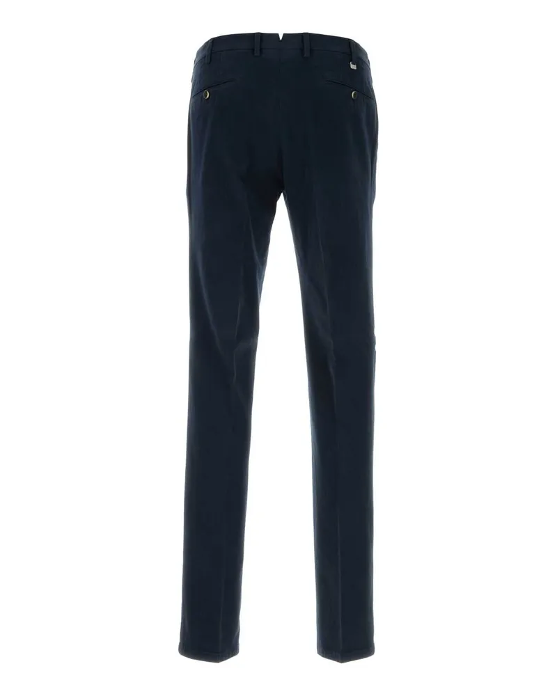 PT TORINO Stretch Cotton Trousers — Navy Navy