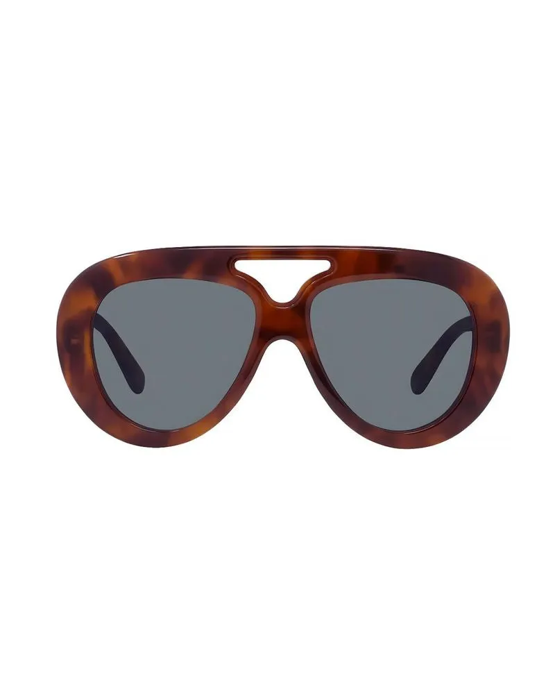 Loewe Unisex Sunglasses Red Acetate Brown