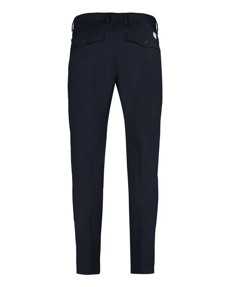 Department 5 Men's Blue Chino Pants Virgin Wool Chinos Navy